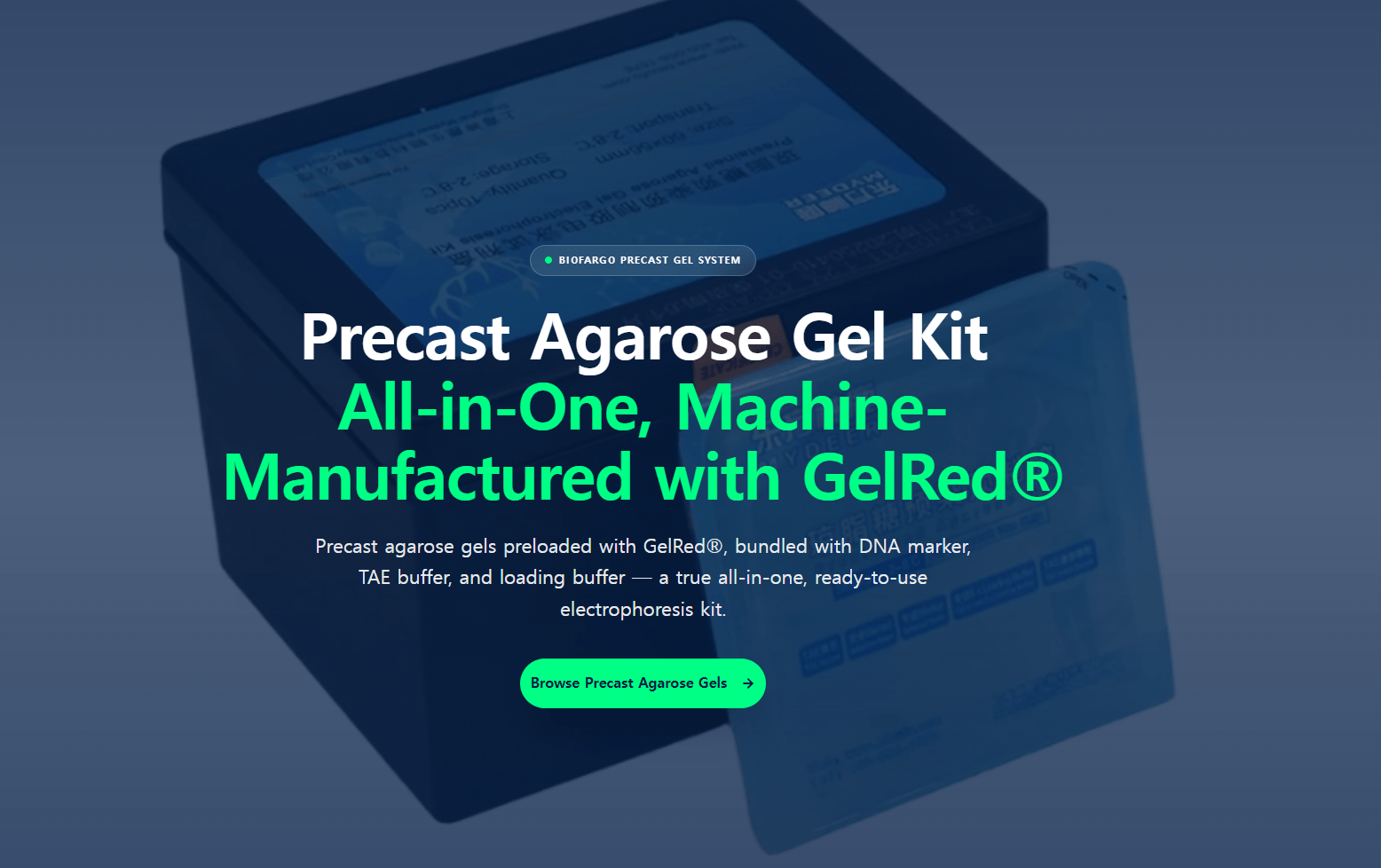 Precast Agarose Gels